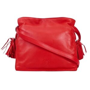 Loewe Leather Crossbody Bag with COA